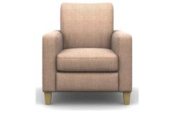 Heart of House Harrison Fabric Chair - Old Rose